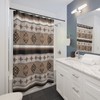 Native American Style Southwest Shower Curtain, Premium Bathroom Decor with Waterproof Fabric
