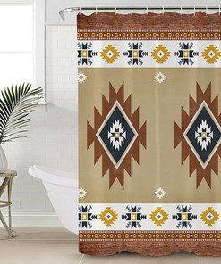 Native American Tribal Retro Southwest Shower Curtain for Bohemia Boho Decor