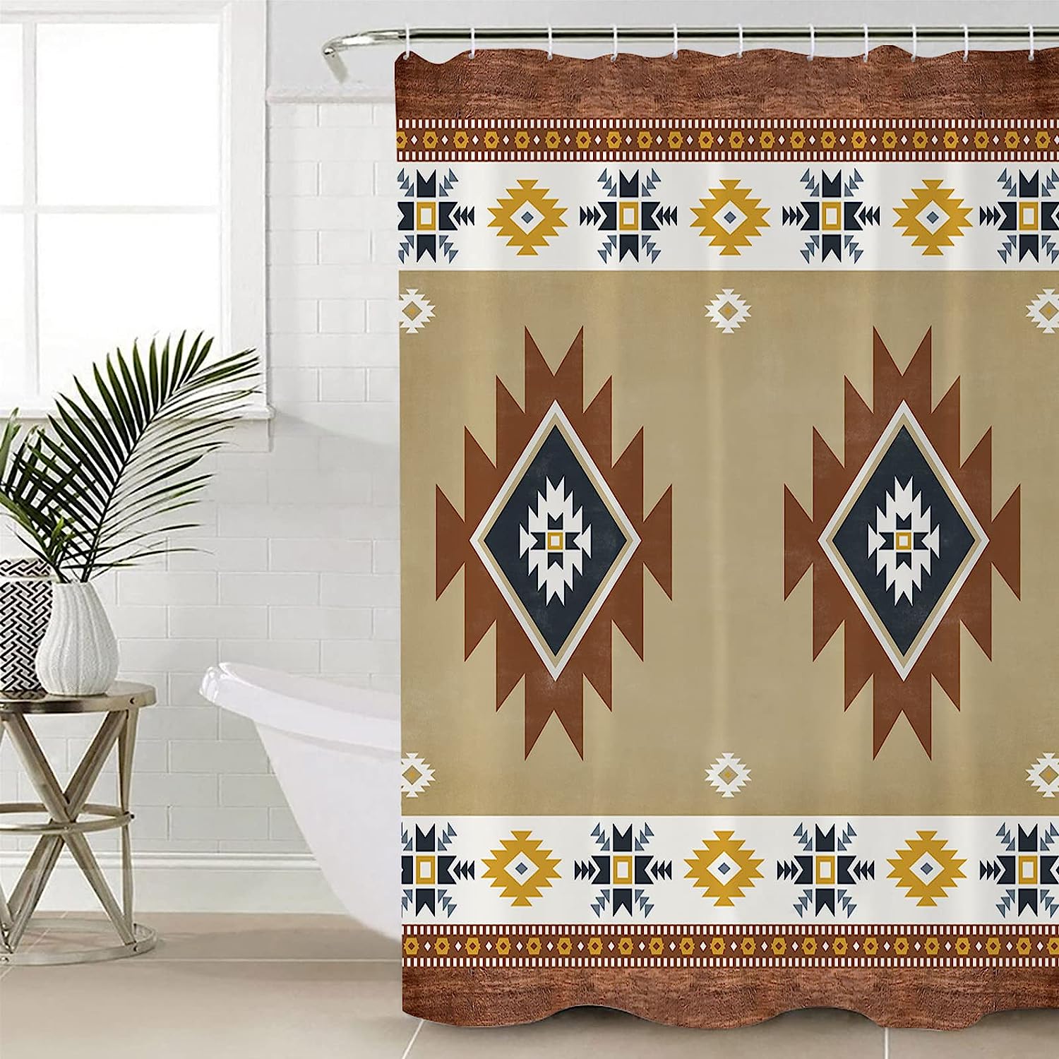 Native American Tribal Retro Southwest Shower Curtain for Bohemia Boho Decor