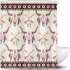 Native American Tribal Vintage Shower Curtain, Southwest Aztec Bathroom Decor