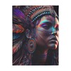 Native American Velveteen Blanket Shower Curtain - Bathroom Decor