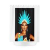 Native American Woman Shower Curtain - Ethnic Bathroom Decor Housewarming Gift