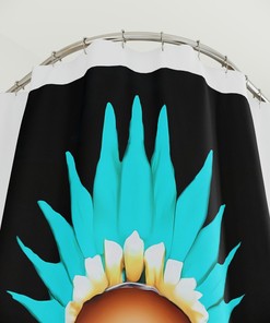 Native American Woman Shower Curtain - Ethnic Bathroom Decor Housewarming Gift