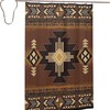 Native Indian Tribal Pattern Vintage Shower Curtain, Southwest Bathroom Decor with Waterproof Fabric