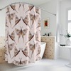 Nature Gift: Butterfly And Botanical Shower Curtain For Bathroom Decor