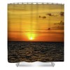 Nature Lovers Tropical Sunset Art Bathroom Shower Curtain