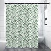 Nature Plant Floral Tropical Greenery Leaf Shower Curtain
