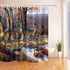 Nature Wildlife Bathroom Decors With Deer Shower Curtain: Stylish And Durable