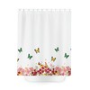 Nature-Inspired Bathroom Decor: Butterfly Fields Shower Curtain