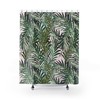 Nature-Inspired Tropical Palm Leaves Shower Curtain for Your Bathroom