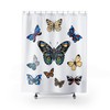 Nature'S Touch Butterfly Shower Curtain For Elegant Bathroom Decor