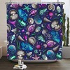 Nautical Coral Seashell Shower Curtain - Beach Bathroom Decor