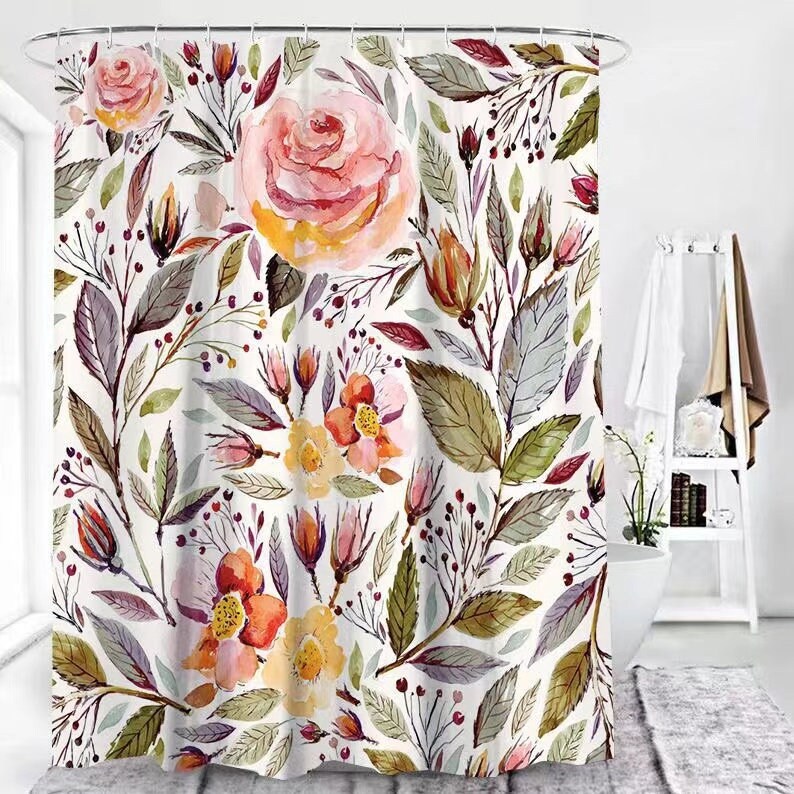Nautical Kraken Shower Curtain, Oceanic Octopus Design for a Sea-Themed Bathroom
