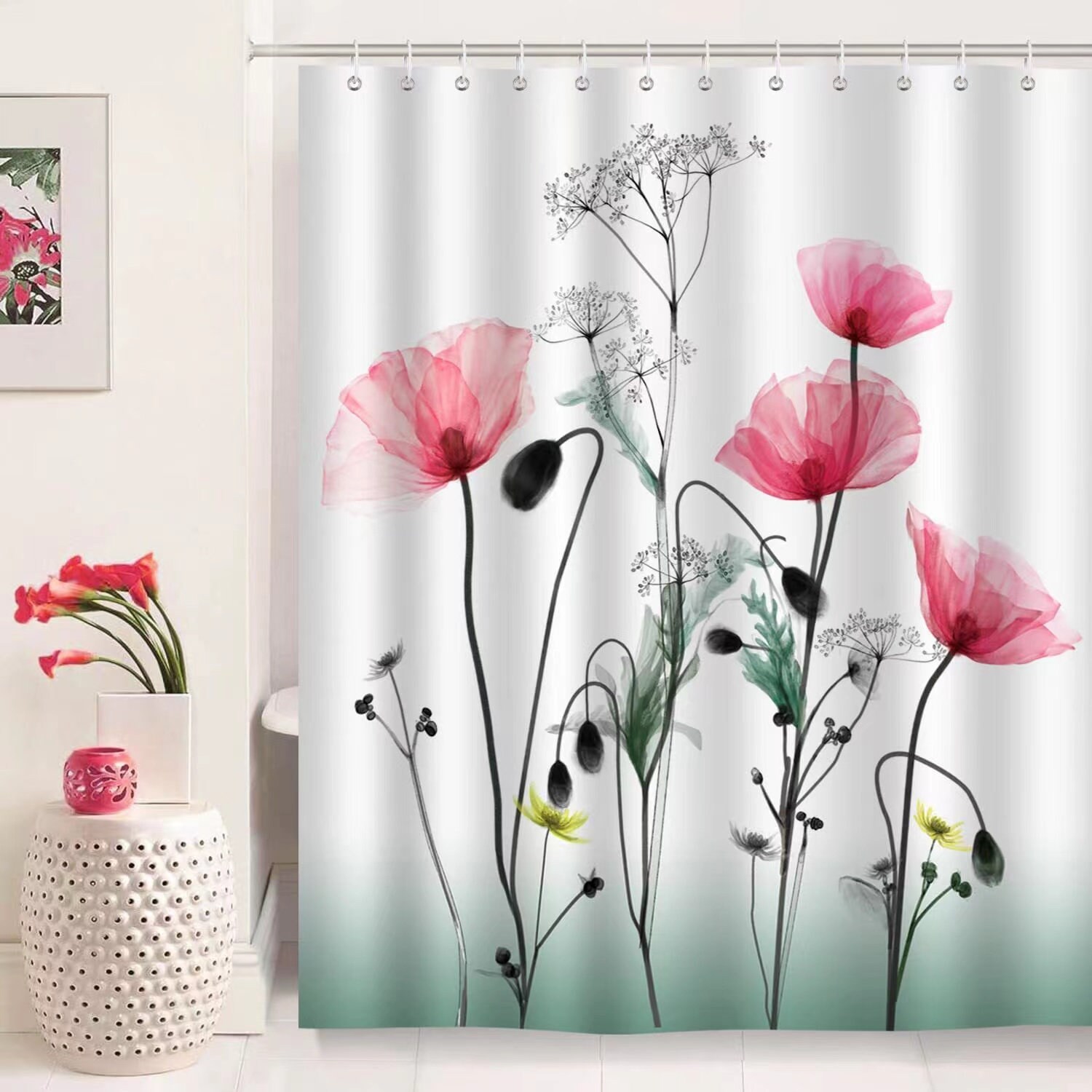 Nautical Kraken Shower Curtain, Oceanic Octopus Design for a Sea-Themed Bathroom