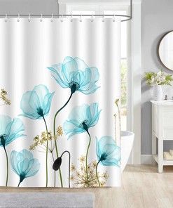 Nautical Kraken Shower Curtain, Oceanic Octopus Design for a Sea-Themed Bathroom