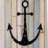Nautical Rustic Planks Wooden Shower Curtain - LB Multicolor Marine Navigation Ocean Themed Bathroom Decor