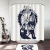 Nautical Wolf Shower Curtain - Add Mystical and Creative Touch to Your Bathroom Dcor