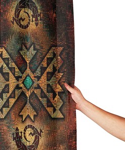 Navajo Nation Native Americans Indian Gecko Shower Curtain - Waterproof Fabric Bathroom Accessories Home Decorations 