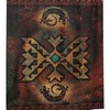 Navajo Nation Native Americans Indian Gecko Shower Curtain for Bathroom Decor - Waterproof Fabric Bath Curtain