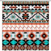Navajo Tribal Abstract Geometric Ethnic American Aztec Shower Curtain for a Chic and Colorful Bathroom