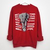 Ncaa Alabama Crimson Tide Lined Mascot T-Shirt For Fans