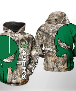 Ncaa Camo Veteran Hunting Hoodie - Charlotte 49Ers All Over Print Zip-Up Option