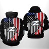 Ncaa Fans Gift - Akron Zips Us Flag 3D All Over Print Zip Hoodie