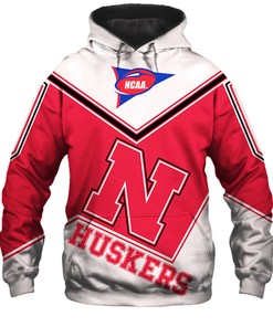 Nebraska Cornhuskers 3D Pullover & Zip Up Hoodie Gifts - 3D Hoodies For Men Graphic