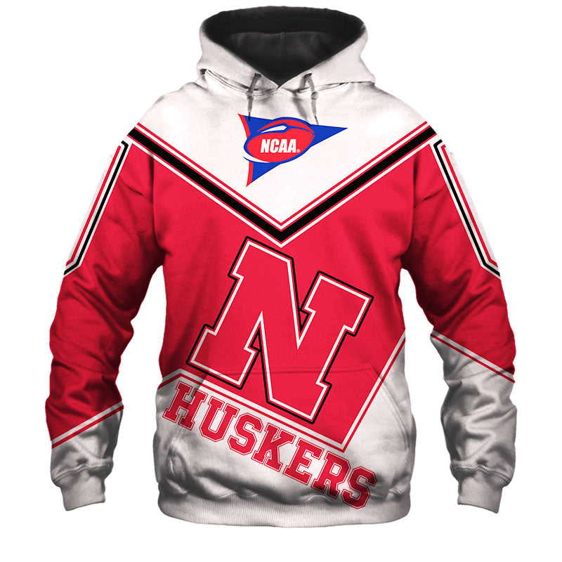 Nebraska Cornhuskers 3D Pullover & Zip Up Hoodie Gifts - 3D Hoodies For Men Graphic