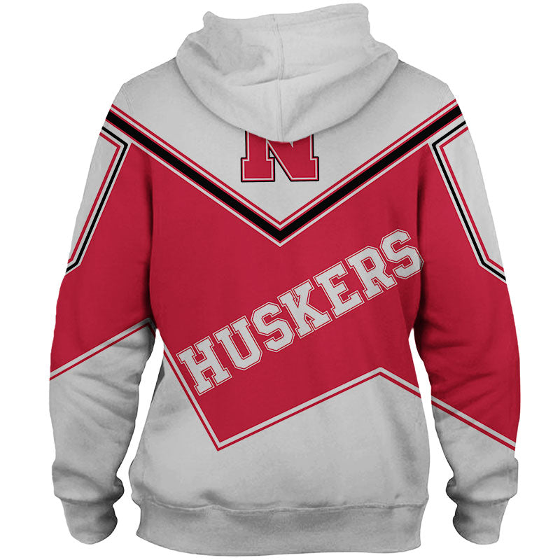 Nebraska Cornhuskers 3D Pullover & Zip Up Hoodie Gifts - 3D Hoodies For Men Graphic