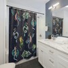 Nerdy Whimsigoth Dragon Shower Curtain for Creative Bathroom Decor