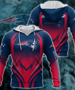 New England Patriots 3D Print Hoodie - Mens 3D Hoodies