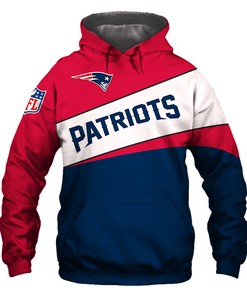 New England Patriots 3D Zip Hoodie - All Over Print Hoodies For Women