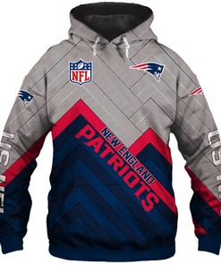 New England Patriots 3D Zip Up Hoodie Pullover, All Over Print Hoodie Printful