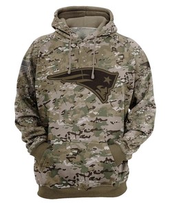 New England Patriots Army Graphic 3D All Over Print Zip Up Hoodie Gift For Fans