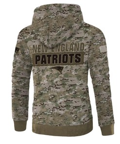 New England Patriots Army Graphic 3D All Over Print Zip Up Hoodie Gift For Fans