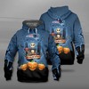 New England Patriots Jack Skellington Halloween Costume Hoodie - Gifts For Father Day