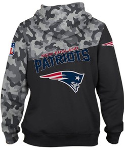 New England Patriots Military 3D All Over Print Zip Hoodie Long Sleeve, Gifts For Men