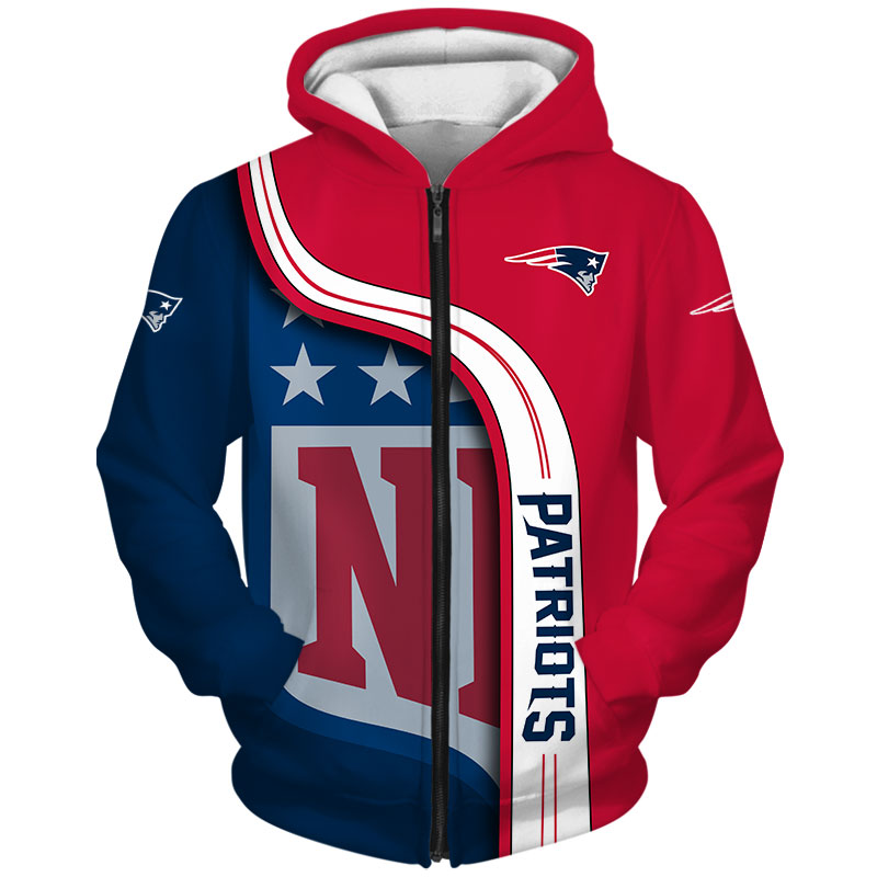 New England Patriots Pullover & Zip Hoodie - Gifts For Men
