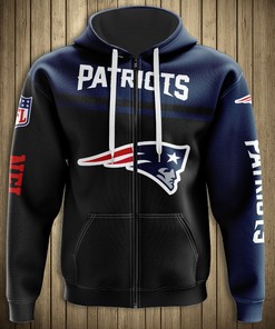 New England Patriots Skull Graphic 3D Hoodie Pullover - 3D Printed Hoodies