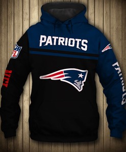 New England Patriots Skull Graphic 3D Hoodie Pullover - 3D Printed Hoodies