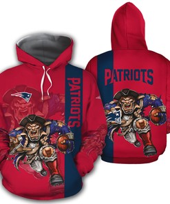 New England Patriots Ultra Cool 3D Hoodie - 3D Hoodies With Zippers
