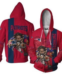 New England Patriots Ultra Cool 3D Hoodie - 3D Hoodies With Zippers