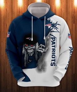 New England Patriots Ultra Death Graphic 3D All Over Print Hoodie Gift For Halloween