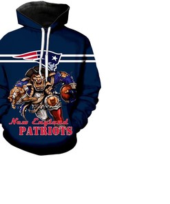 New England Patriots Ultra-Cool Design 3D All Over Print Zip Hoodie Pullover Nfl