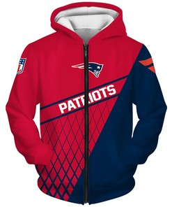 New England Patriots Zip Hoodie Gifts For Fans, All Over Print Hoodies For Women
