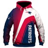 New England Patriots Zip Hoodie Pullover - All Over Print Hoodie Printful