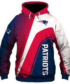 New England Patriots Zip Hoodie Pullover - All Over Print Hoodie Printful
