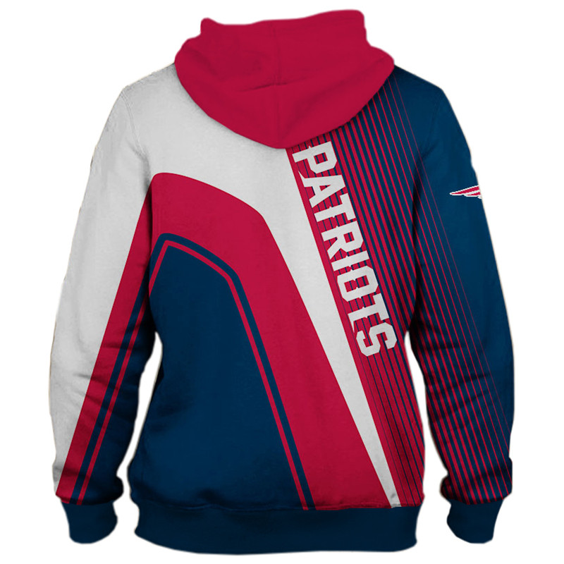 New England Patriots Zip Hoodie Pullover - All Over Print Hoodie Printful