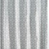 New Geometric Gray Shower Curtain, Fabric Bathroom Decor for Home Bath, Water Repellent Upgrade Bath Curtain